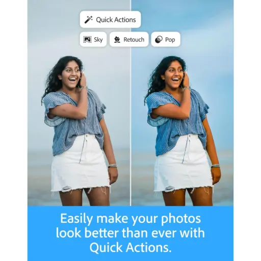Adobe Lightroom + Lightroom Classic 1 TB, AI-assisted photo editor, 1 Year Subscription | PC/Mac