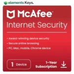 McAfee Internet Security for Windows - 1 User for 1 Year
