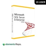 Microsoft SQL Server 2022 Enterprise Edition 15 User