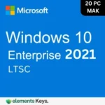 Windows 10 Enterprise LTSC 2021 MAK Key 20 PC – Lifetime Validity