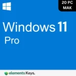 Windows 11 Pro MAK Key 20 PC – Lifetime Validity
