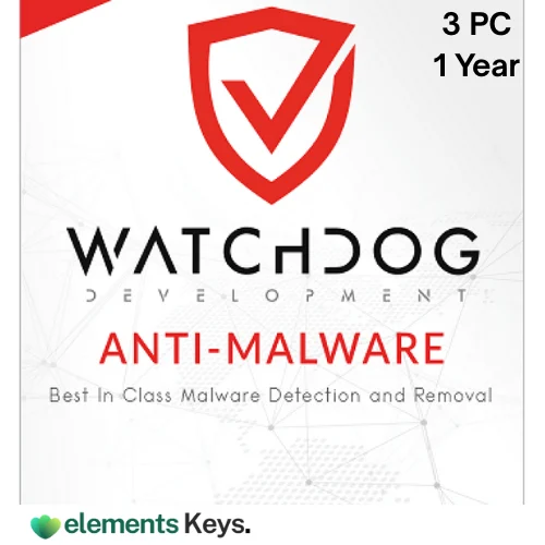 Watchdog Anti-Malware - 3 PC 1-Year