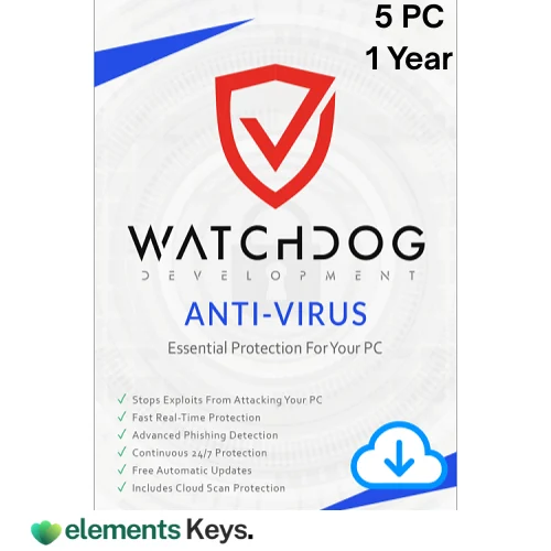 Watchdog Anti-Virus - 1-Year | 5-PC