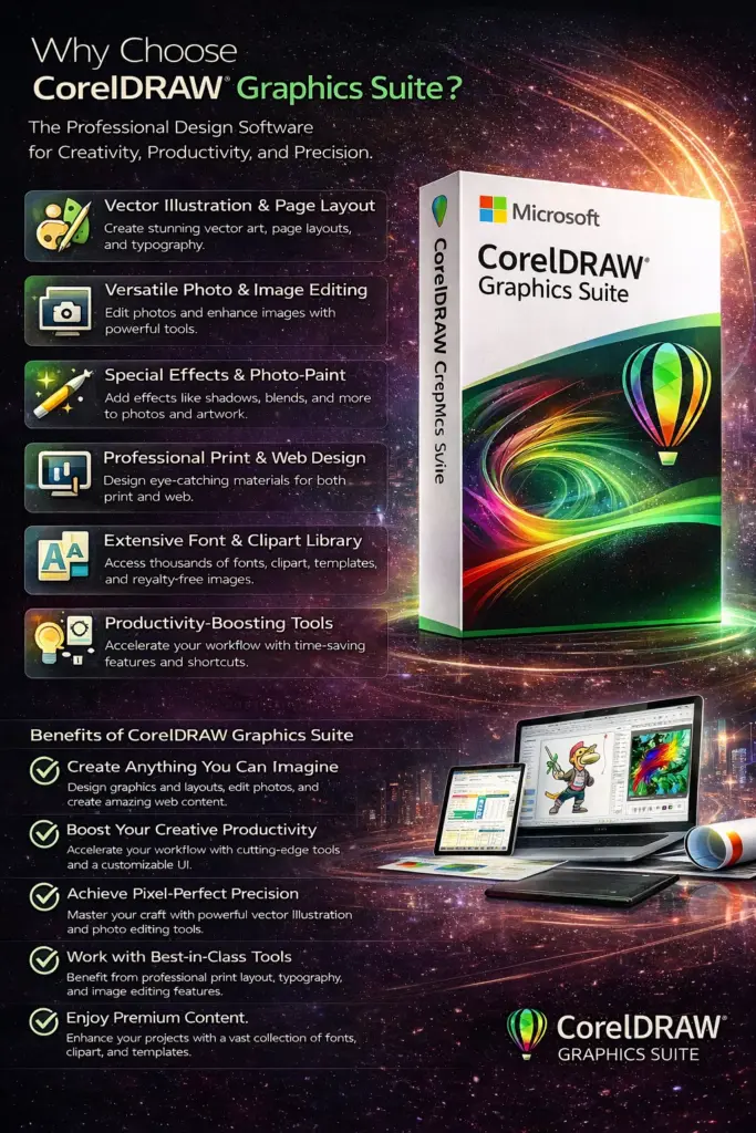 CorelDRAW Graphics Suite 2025 for 1 MAC | Lifetime