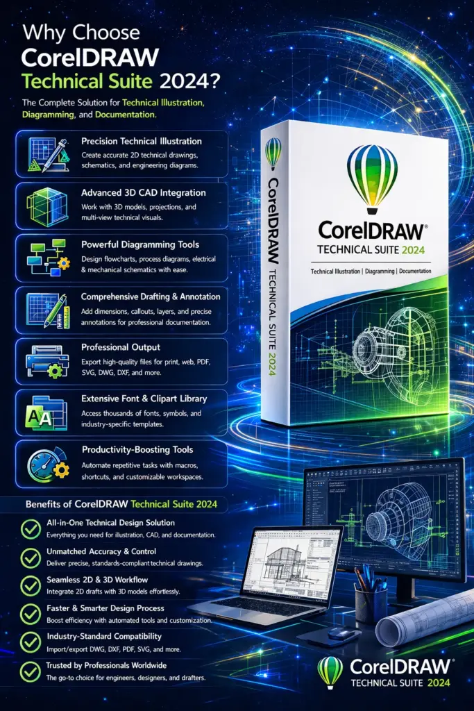 CorelDRAW Technical Suite 2024 for Windows | Lifetime