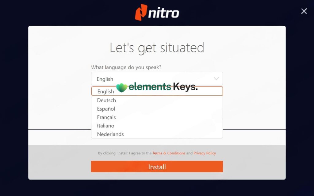 Nitro PDF Pro 14/13 Activation Step