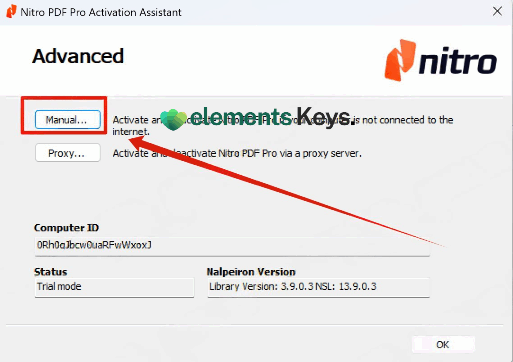 Nitro PDF Pro 14/13 Activation Step