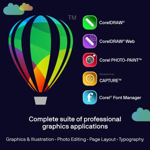 CorelDRAW Graphics Suite 2024 for 1 MAC | Lifetime