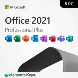 Office 2021 Professional Plus Key 5 PC