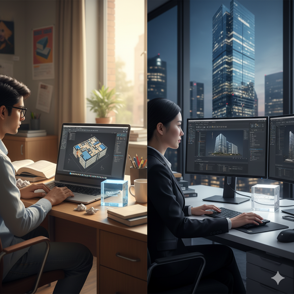 AutoCAD Student and Commercial Version