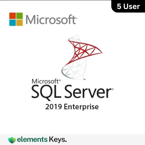 SQL Server 2019 Enterprise License 5 User – Lifetime