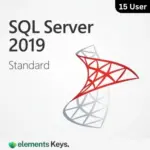 SQL Server 2019 Standard License 15 User – Lifetime