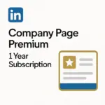 LinkedIn Company Page Premium | 1 Year Subscription