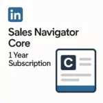 LinkedIn Sales Navigator Core | 1 Year Subscription