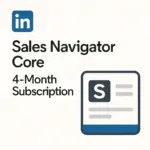 LinkedIn Sales Navigator Core | 4 Month Subscription