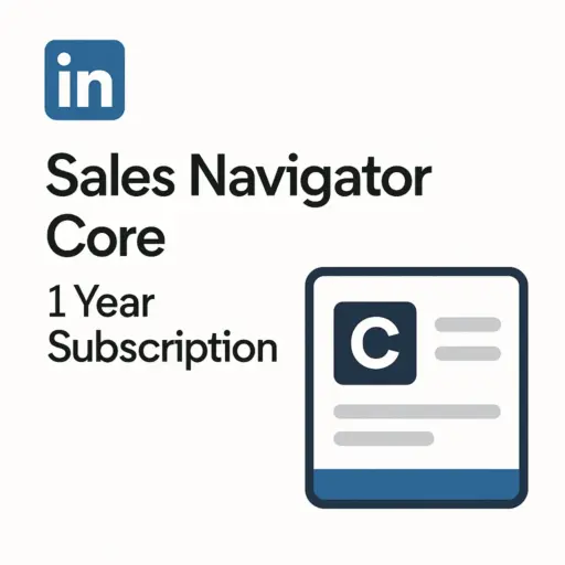 LinkedIn Sales Navigator Core | 1 Year Subscription