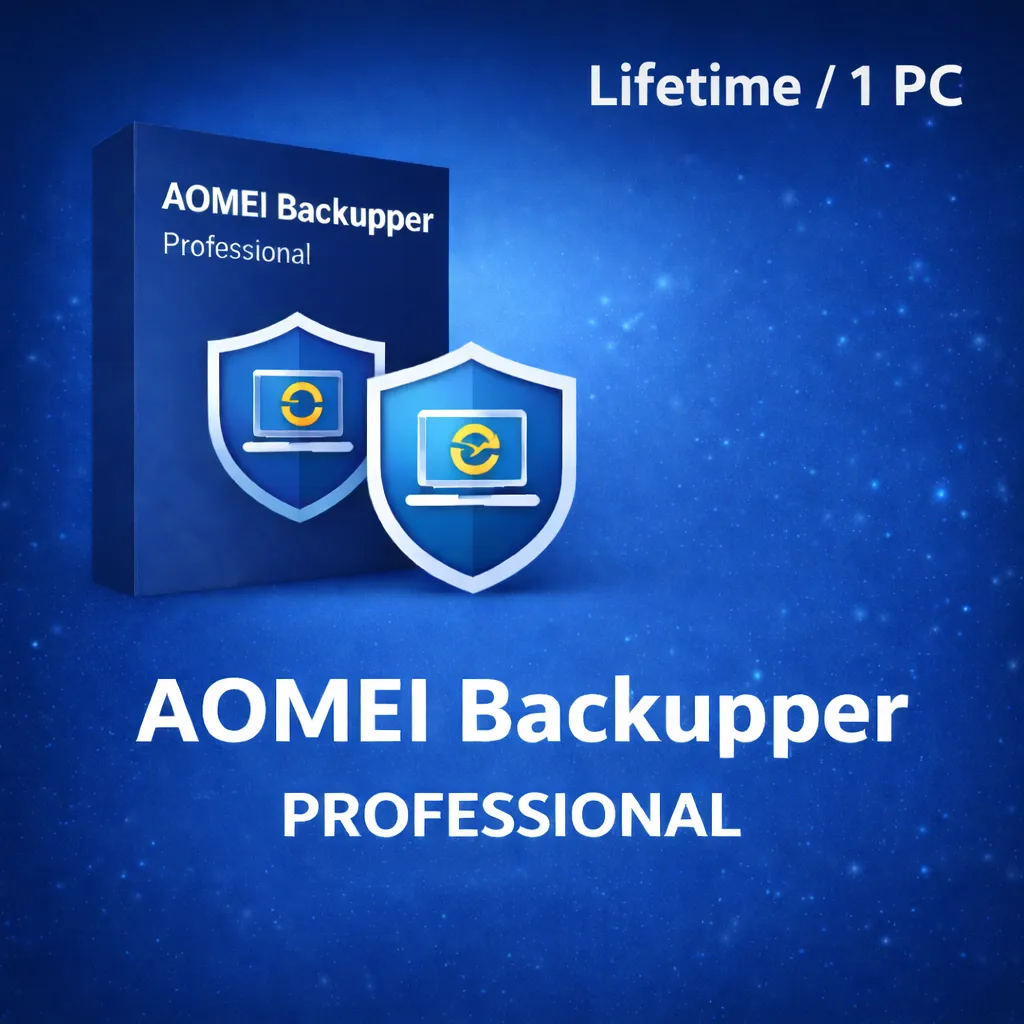 AOMEI Backupper Professional (Lifetime Upgrades / 1 PC)