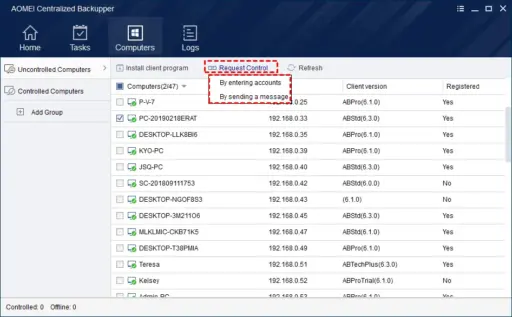 AOMEI Centralized Backupper (Lifetime Upgrade/Unlimited PCs& Servers) - Image 3