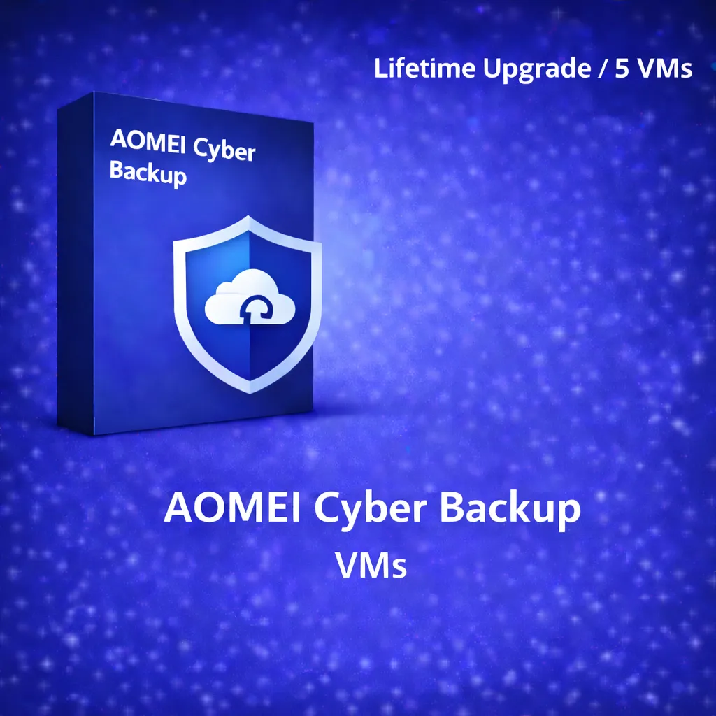 AOMEI Cyber Backup VMs (Lifetime Upgrade - 5 VMs) AOMEI Cyber Backup VMs (Lifetime Upgrade / 5 VMs)