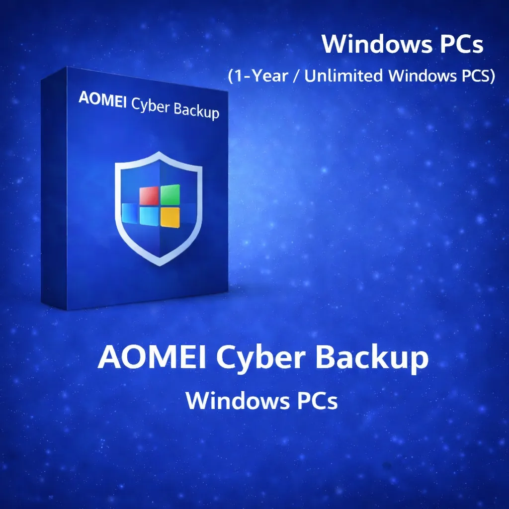 AOMEI Cyber Backup Windows PCs (1-Year - Unlimited Windows PCs) AOMEI Cyber Backup Windows PCs (1-Year / Unlimited Windows PCs) - Image 1