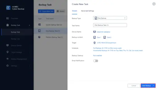 AOMEI Cyber Backup Windows Servers (1 Year / Unlimited Windows Servers) - Image 3