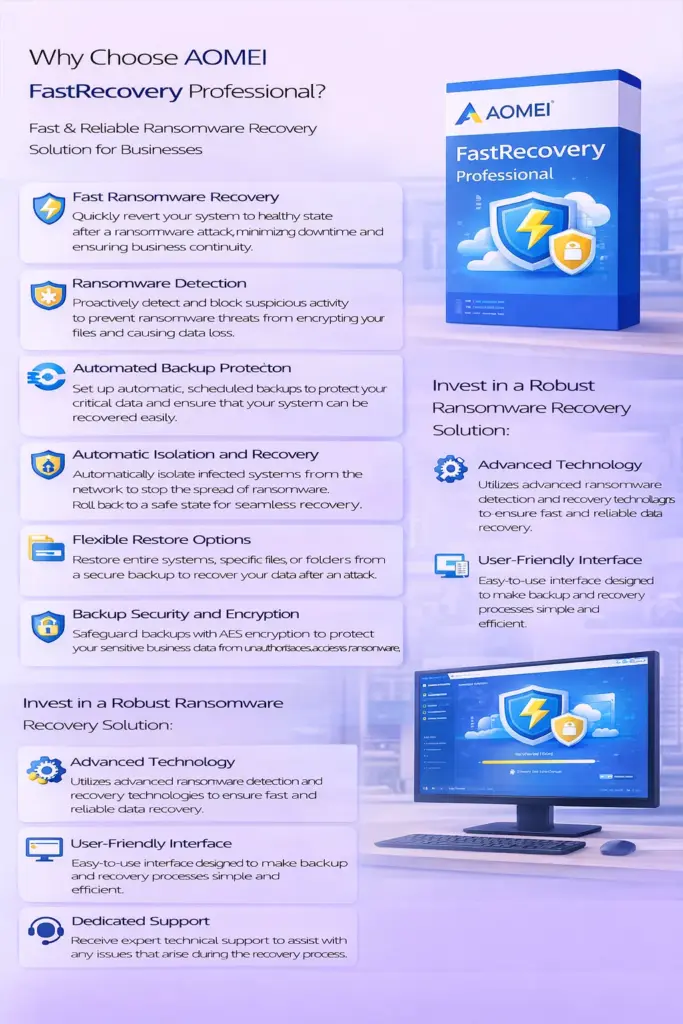 AOMEI FastRecovery Professional (1 Year / 1 PC)