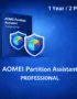 AOMEI Partition Assistant Professional (1 Year / 2 PCs)