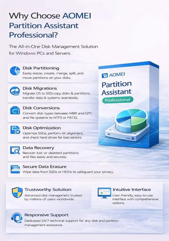AOMEI Partition Assistant Professional (1 Year / 1 PC) 1 AOMEI Partition Assistant Professional (1 Year / 1 PC)