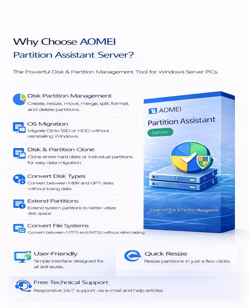 AOMEI Partition Assistant Server
