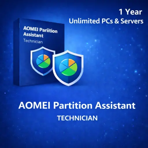 AOMEI Partition Assistant Technician (1 Year / Unlimited PCs & Servers)
