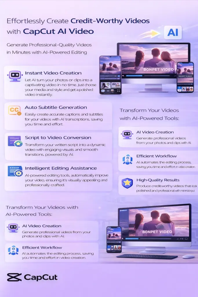CapCut AI Video Editor | 12 Month Subscription