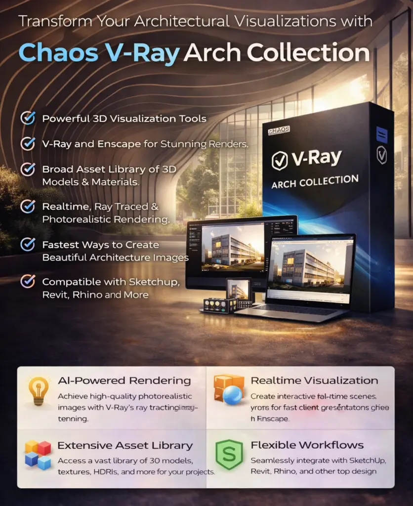 Chaos V-Ray Arch Collection - 1 Year