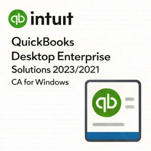 QuickBooks Desktop Enterprise Solutions 2023/2021 CA for Windows