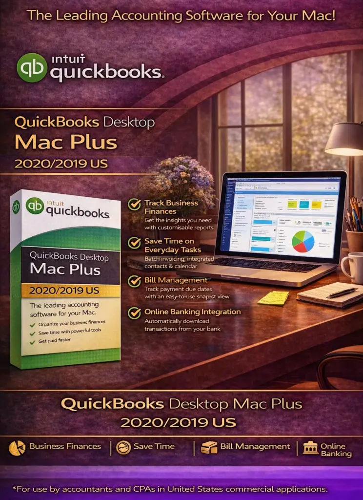 QuickBooks Desktop Mac Plus 2020/2019 US