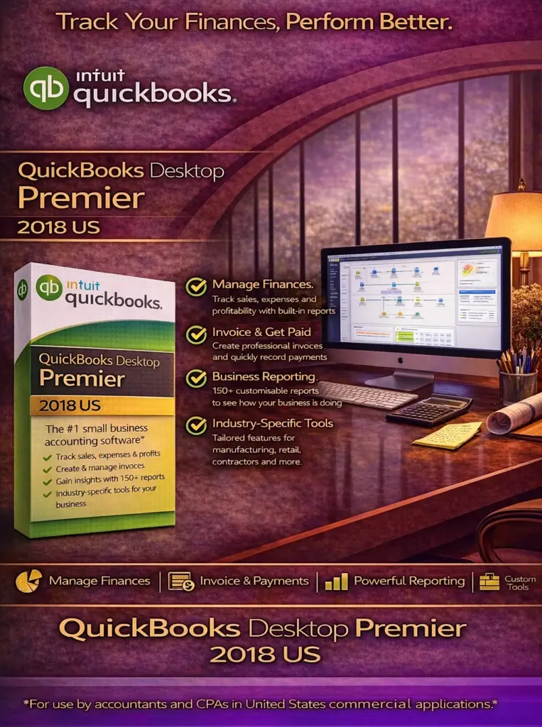 QuickBooks Desktop Premier 2018 US for Windows