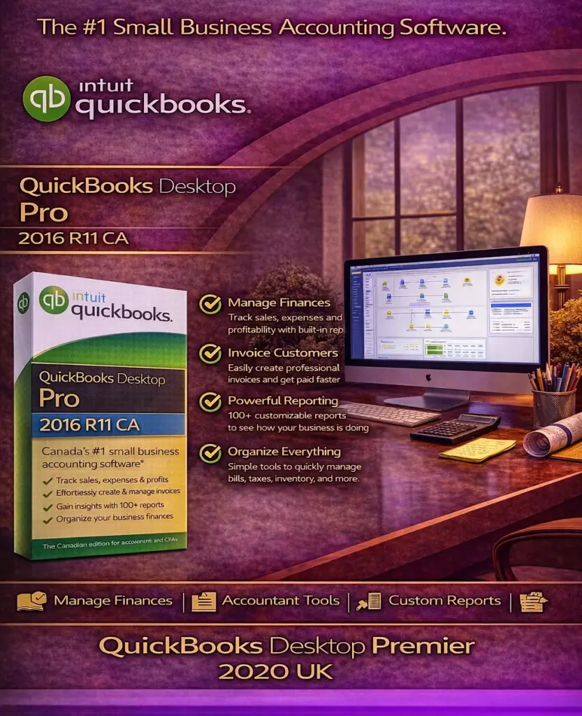 QuickBooks Desktop Pro 2016 R11 CA for Windows