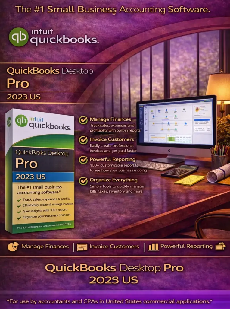 QuickBooks Desktop Pro 2023 US for Windows