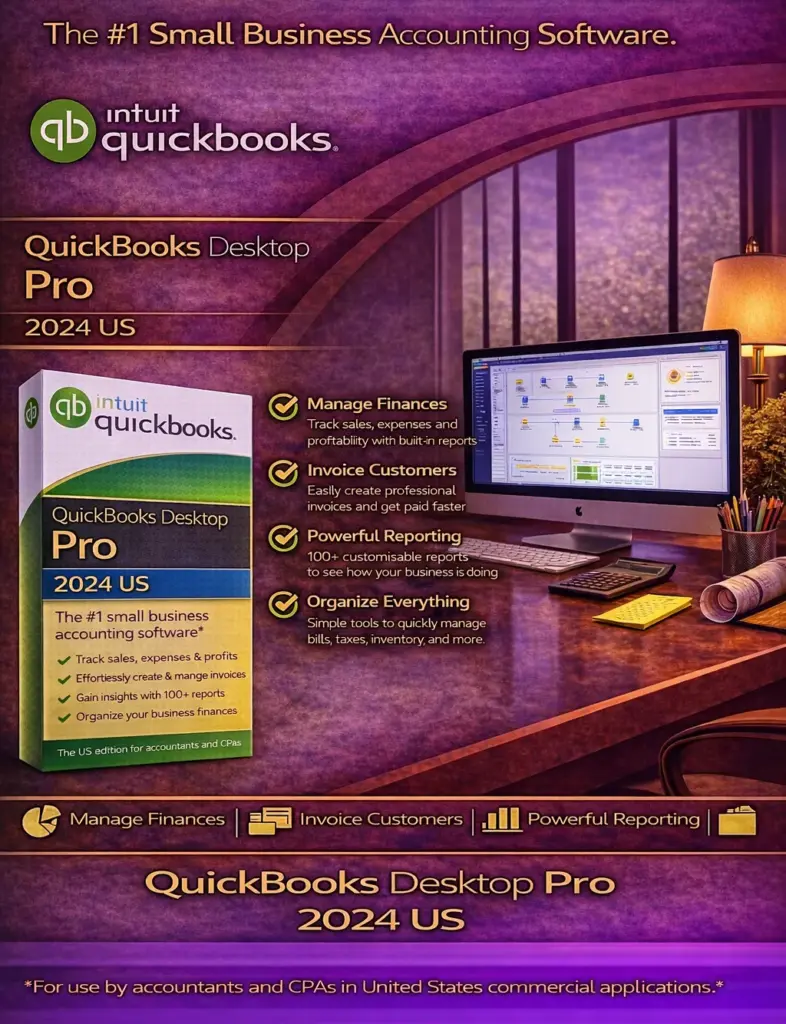 QuickBooks Desktop Pro 2024 US for Windows