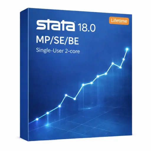 Stata 18.0 MP/SE/BE Single-user 2-core Perpetual / Lifetime Key