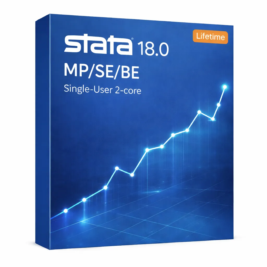 Stata 18.0 MP-SE-BE Single-user 2-core Perpetual - Lifetime Key Stata 18.0 MP/SE/BE Single-user 2-core Perpetual / Lifetime Key