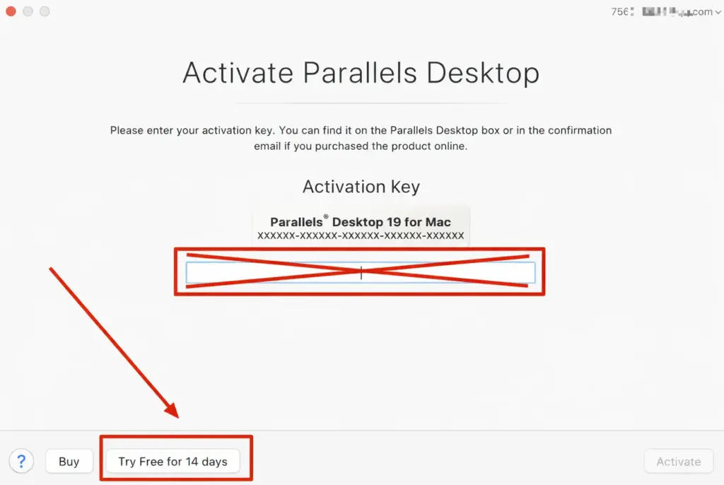 Parallels Desktop 26/20/19/18 Lifetime Key Activation Guide