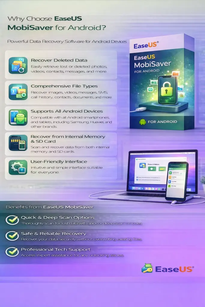 EaseUS MobiSaver for Android 1 device - 1 Year Subscription 1 EaseUS MobiSaver for Android 1 device - 1 Year Subscription