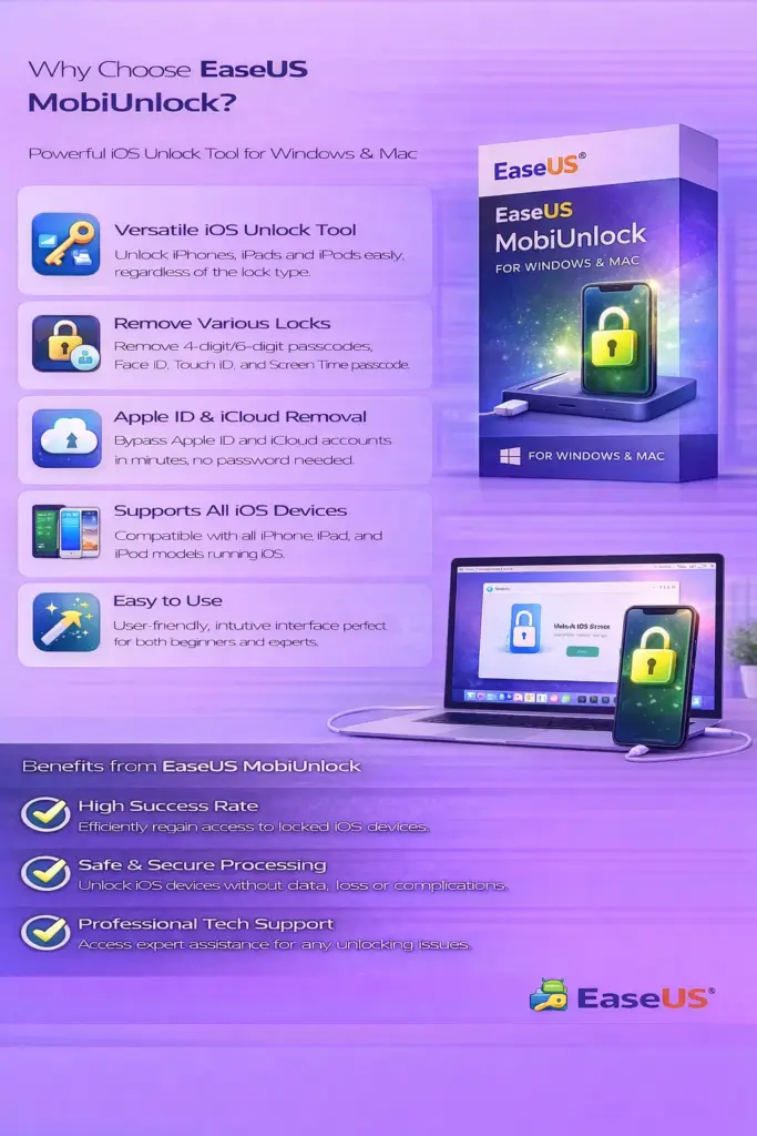 EaseUS MobiUnlock - 1 Year Subscription 1 EaseUS MobiUnlock