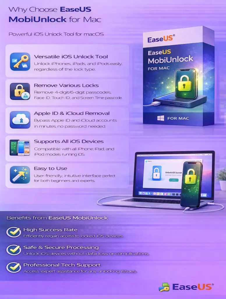 EaseUS MobiUnlock for Mac - 1 Year Subscription
