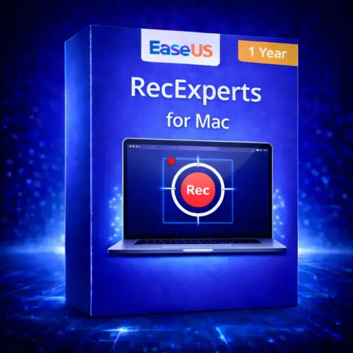 EaseUS RecExperts for Mac - 1 Year Subscription