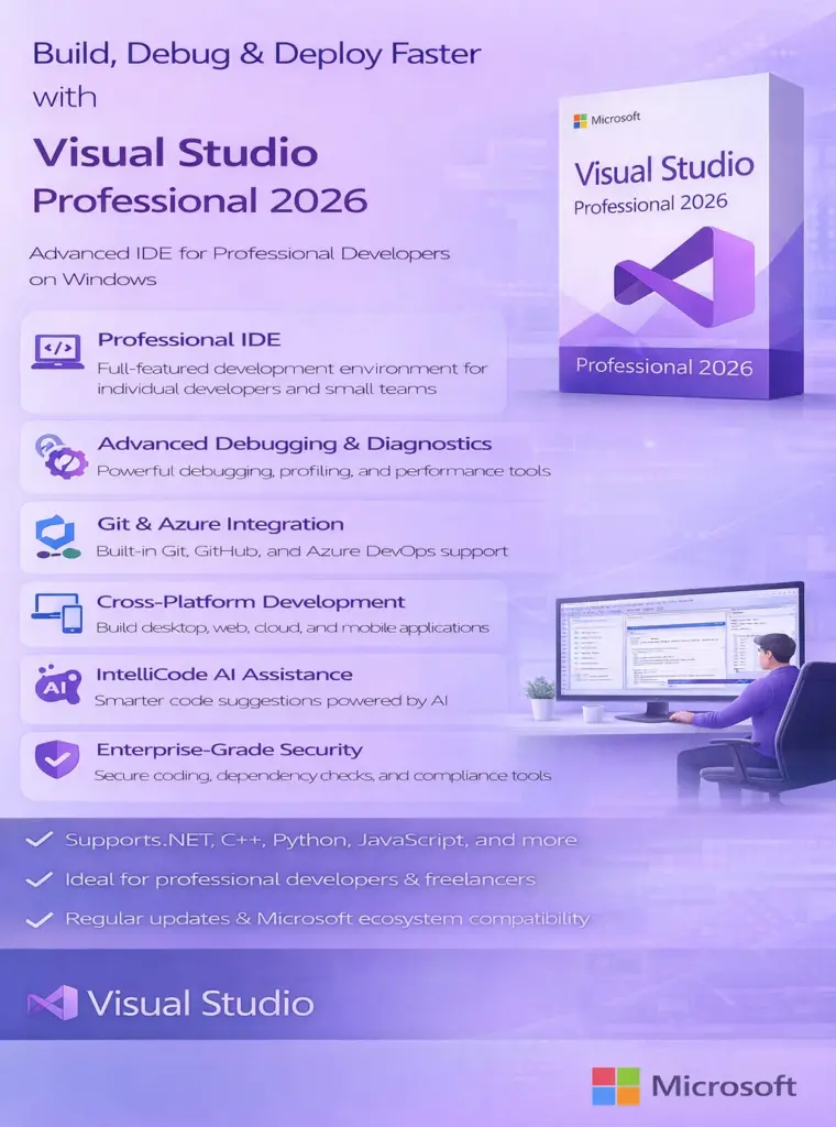 Visual Studio Professional 2026 | 5 User