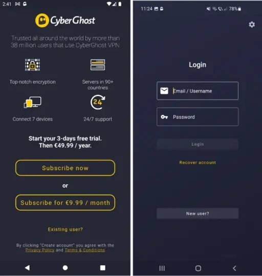 Cyber Ghost VPN 7 Days - Image 3