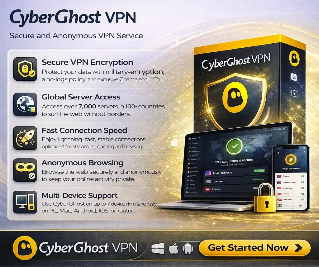 Cyber Ghost VPN 7 Days