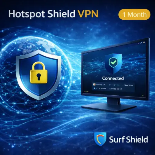 Hotspot Shield VPN 1-Month Redeem Code
