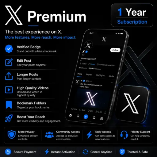 X Premium | 1 Year Subscription